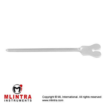 Butterfly Probe / Grooved Director Stainless Steel, 14 cm - 5 1/2"